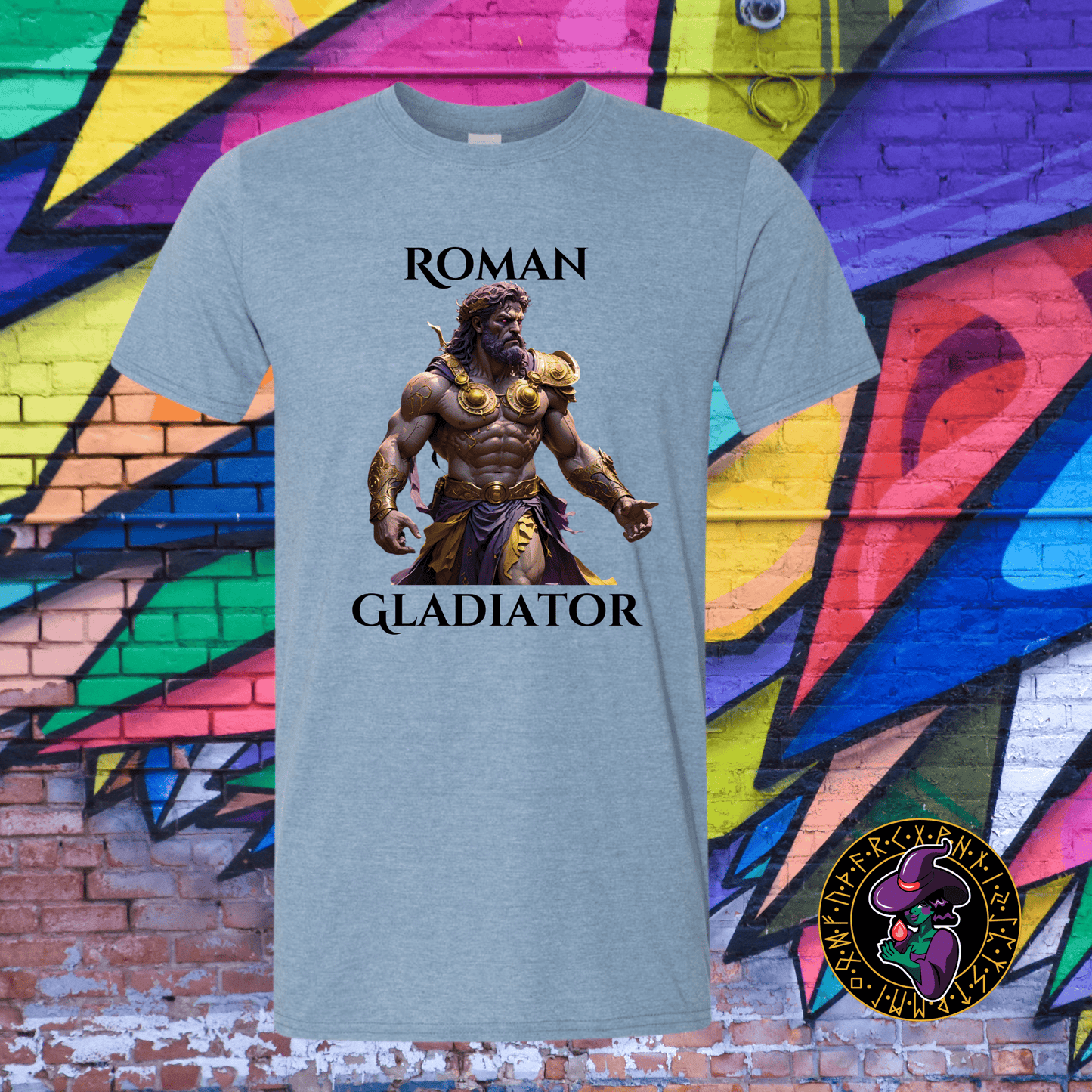 T-Shirt Heather Indigo / S Roman Gladiator T-Shirt