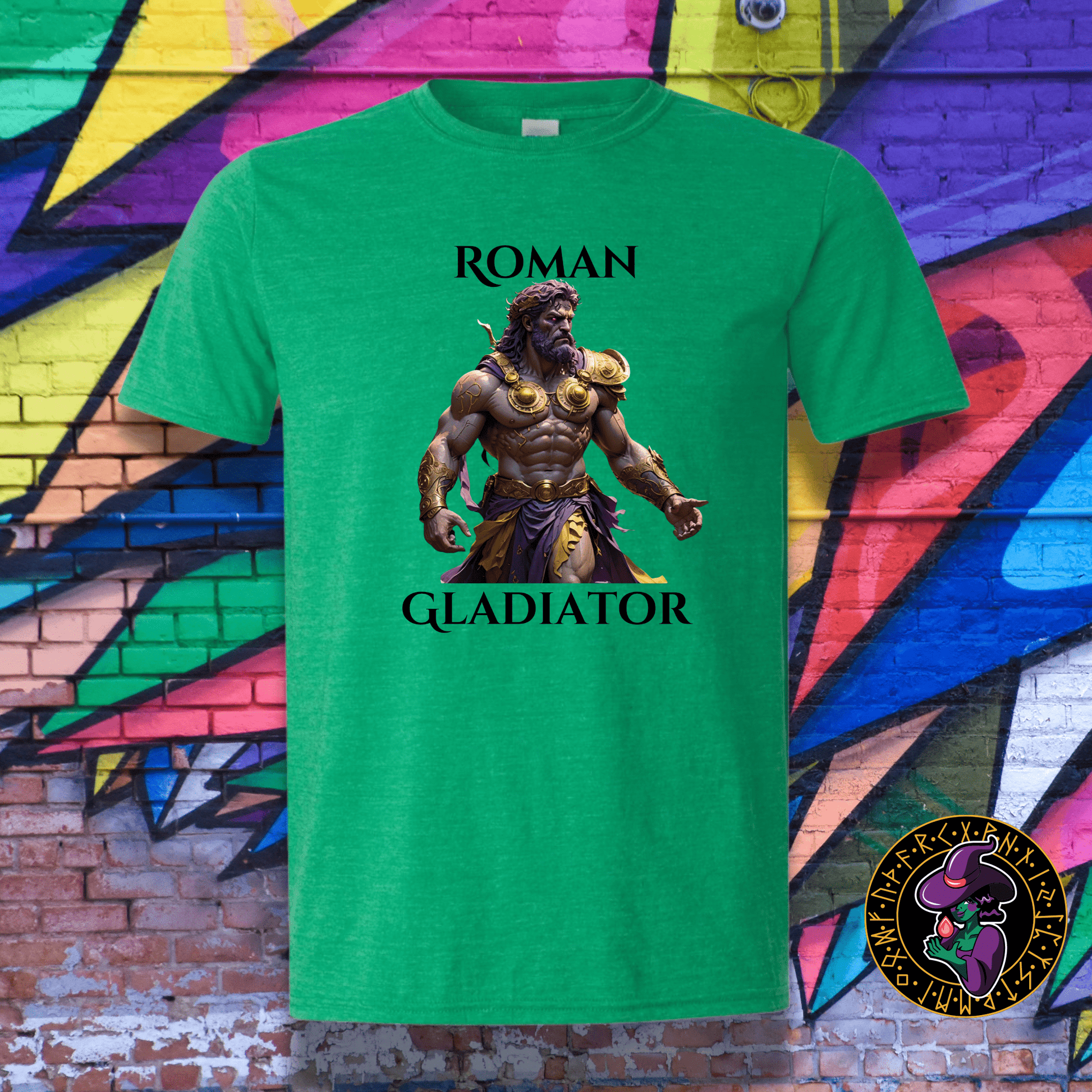 T-Shirt Heather Irish Green / S Roman Gladiator T-Shirt