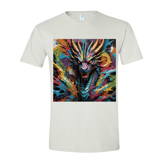 T-Shirt Splatter Dragon Painting T-Shirt Splatter Dragon Painting T-Shirt
