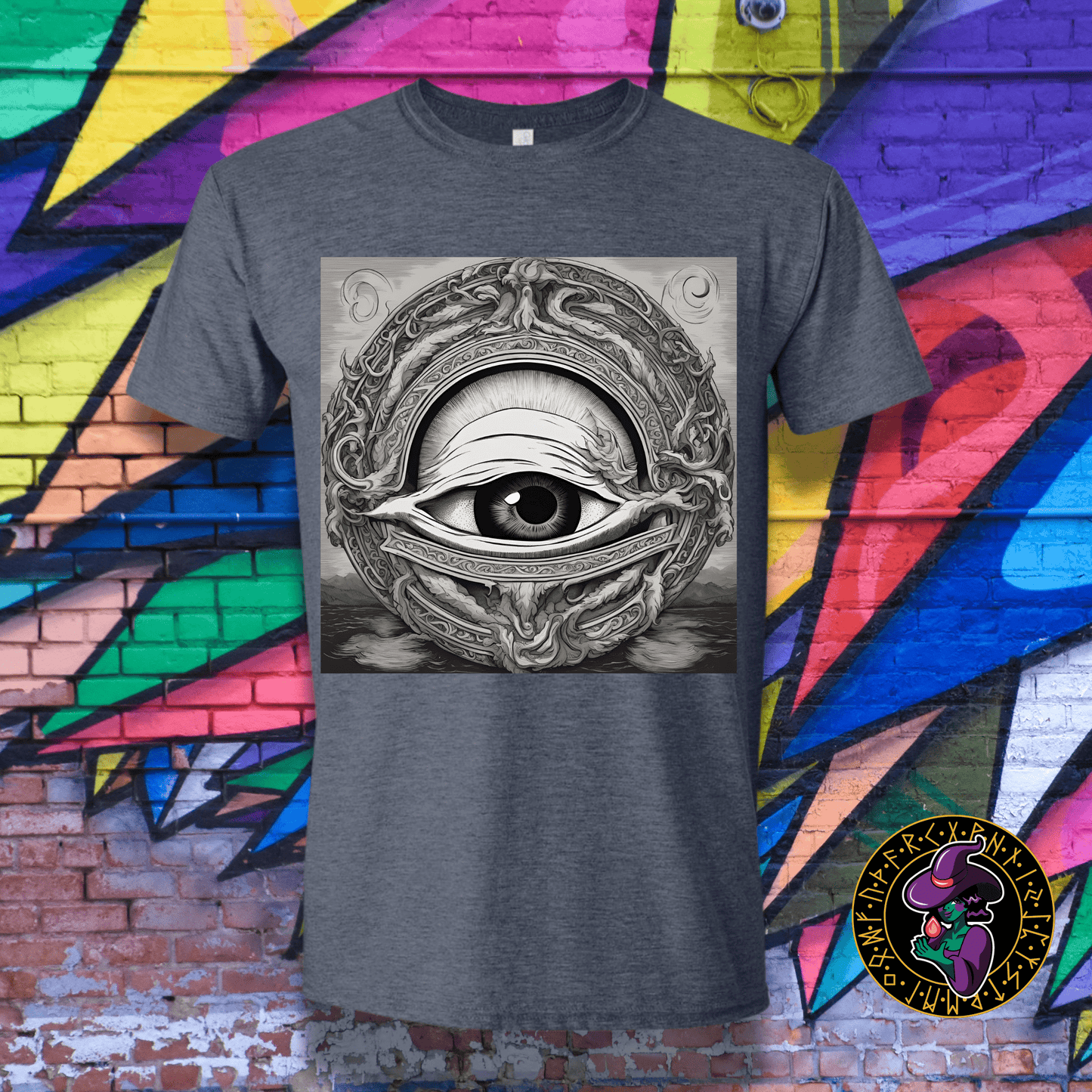 T-Shirt Heather Navy / S The Watching Eye T-Shirt