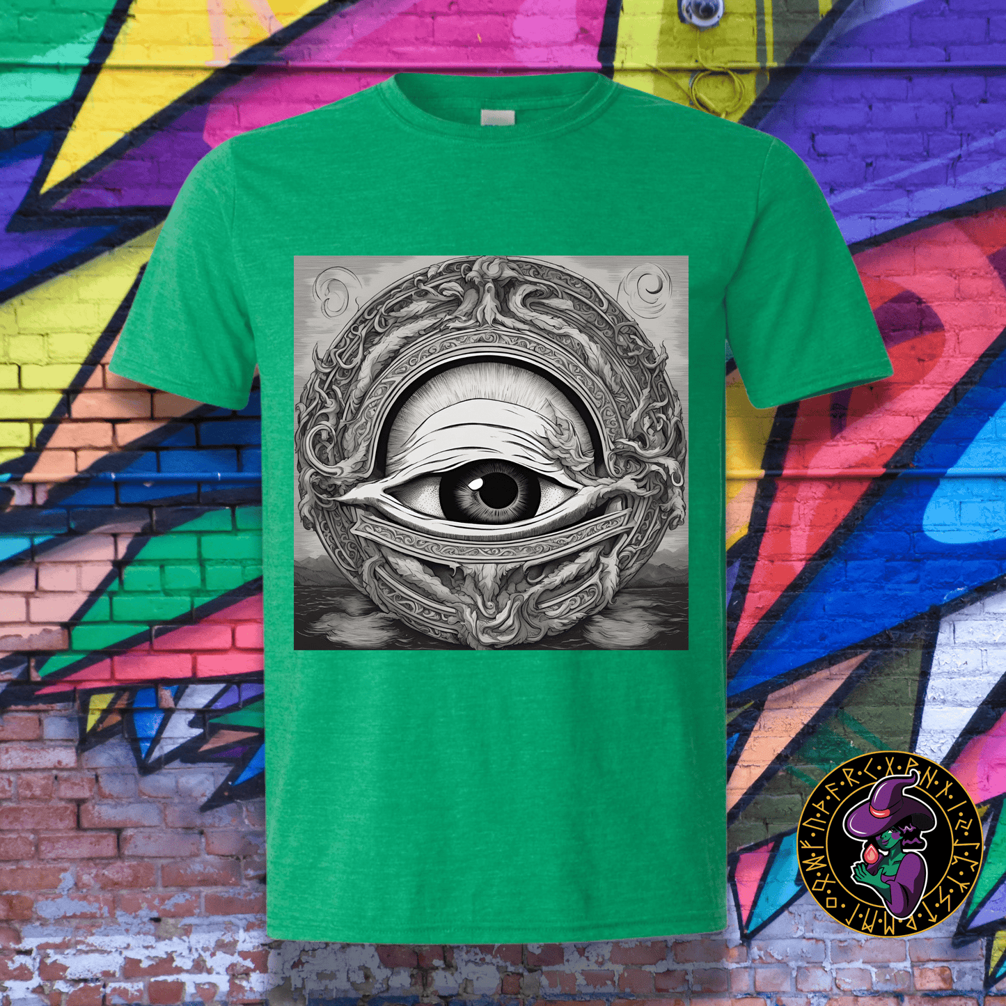 T-Shirt Heather Irish Green / S The Watching Eye T-Shirt