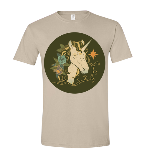 T-Shirt Sand / S Unicorn Nature T-Shirt Unicorn Nature T-Shirt