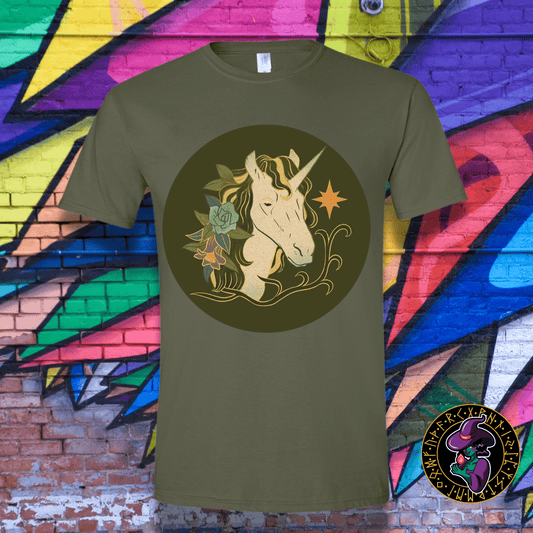 T-Shirt Military Green / S Unicorn Nature T-Shirt Unicorn Nature T-Shirt